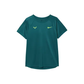 Nike ChallengerRAFA DRI-FIT SS24 Tennis Tops Men's Crystal Hole Water Duck Cyan