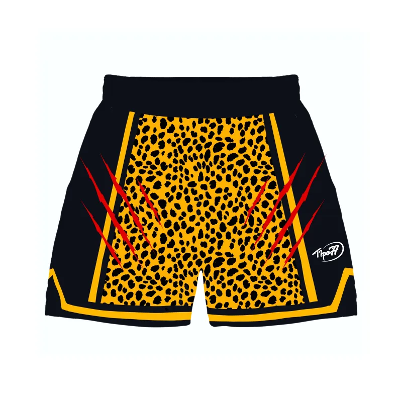TIP OFF Casual Shorts Unisex Black-0