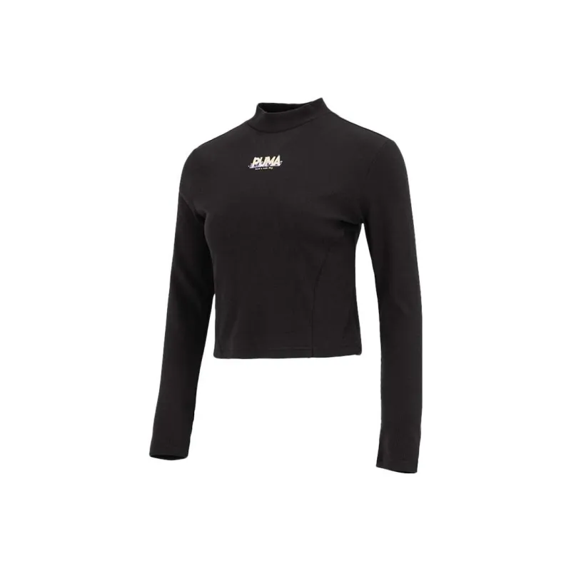 PUMA T Shirts Women's Black-0