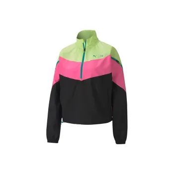 PUMA Sweatshirt Women's Black, Yellow, Pink, Multicolor
