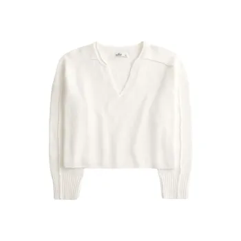 Hollister Sweater Women's White