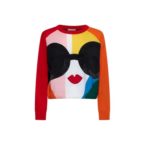 graffiti print crew-neck sweatshirt