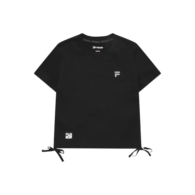 FILA FUSION SS24 Set in Sleeve T Shirt Women's Black-0