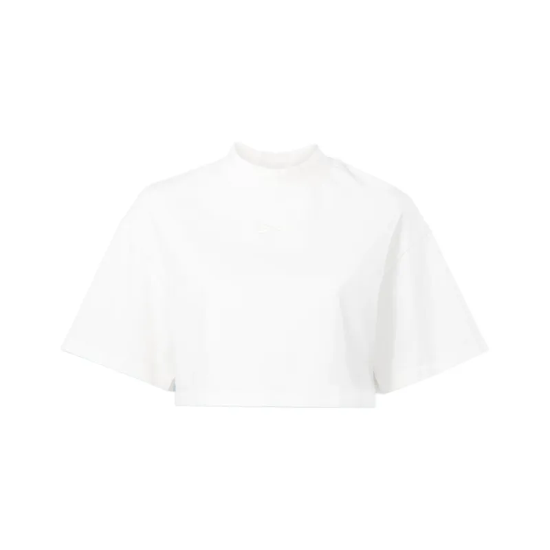 Reebok Vector Cropped Cotton T-shirt-0
