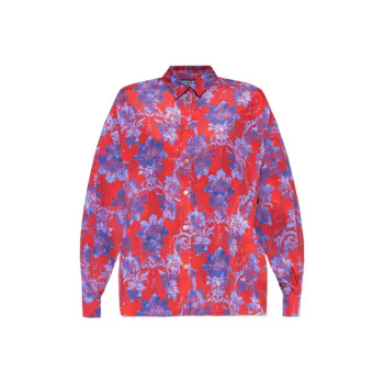 VERSACE JEANS COUTURE Wallpaper print Long sleeve Shirt