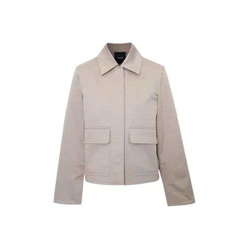 THEORY Jackets & Coats Unisex Taupe