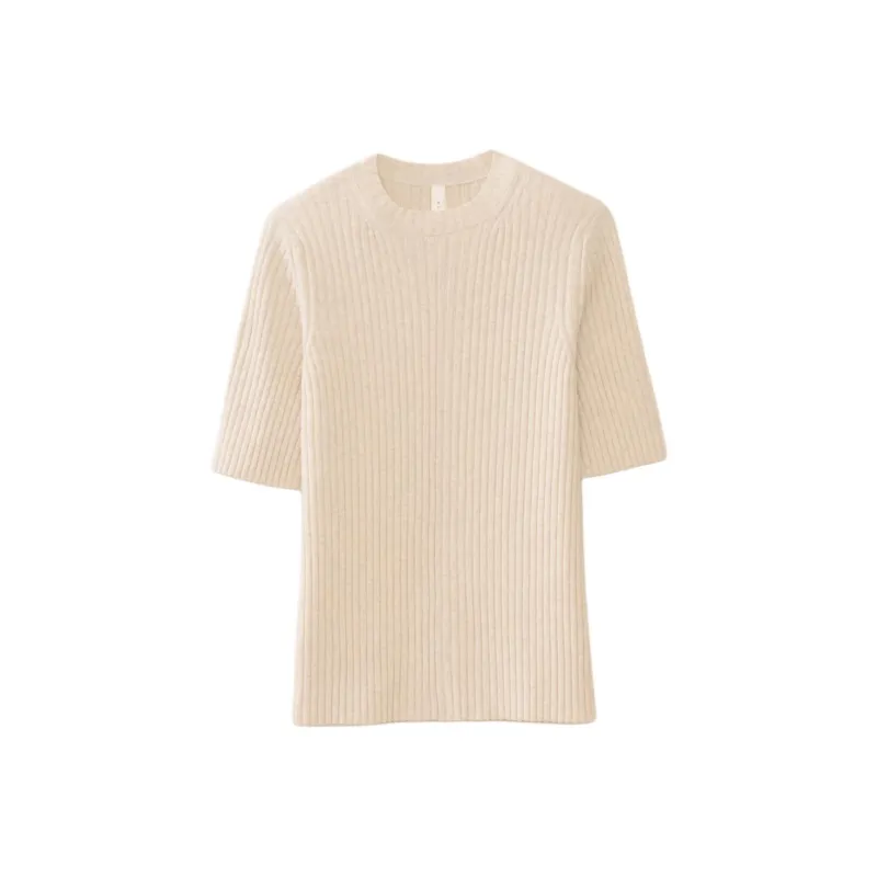 Lauren Manoogian COLUMN CREWNECK Knitwear Women's HESSIAN/Natural-0