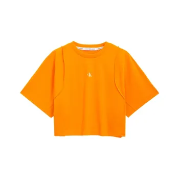 Calvin Klein T Shirts Women's Orange