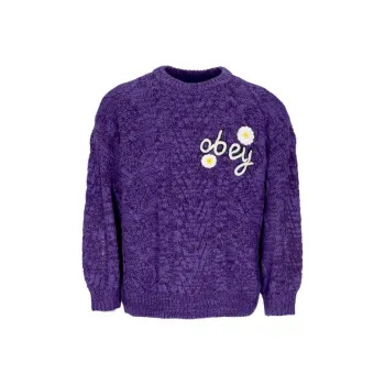 Obey Sweaters Women's Purple