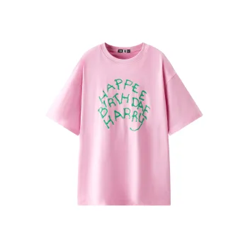 SEM/R Regular Short Sleeved T Shirts Women's Dream Pink 60352