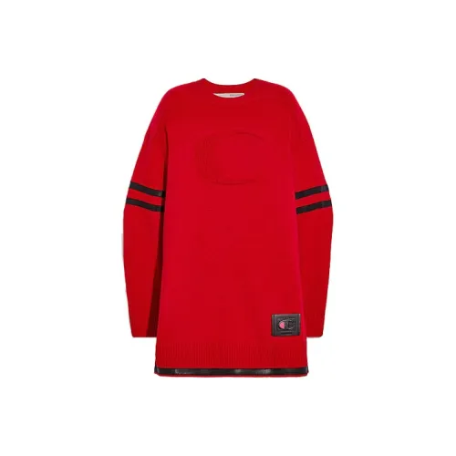 COACH x Champion SS21 Cashmere Sweater Women's Red