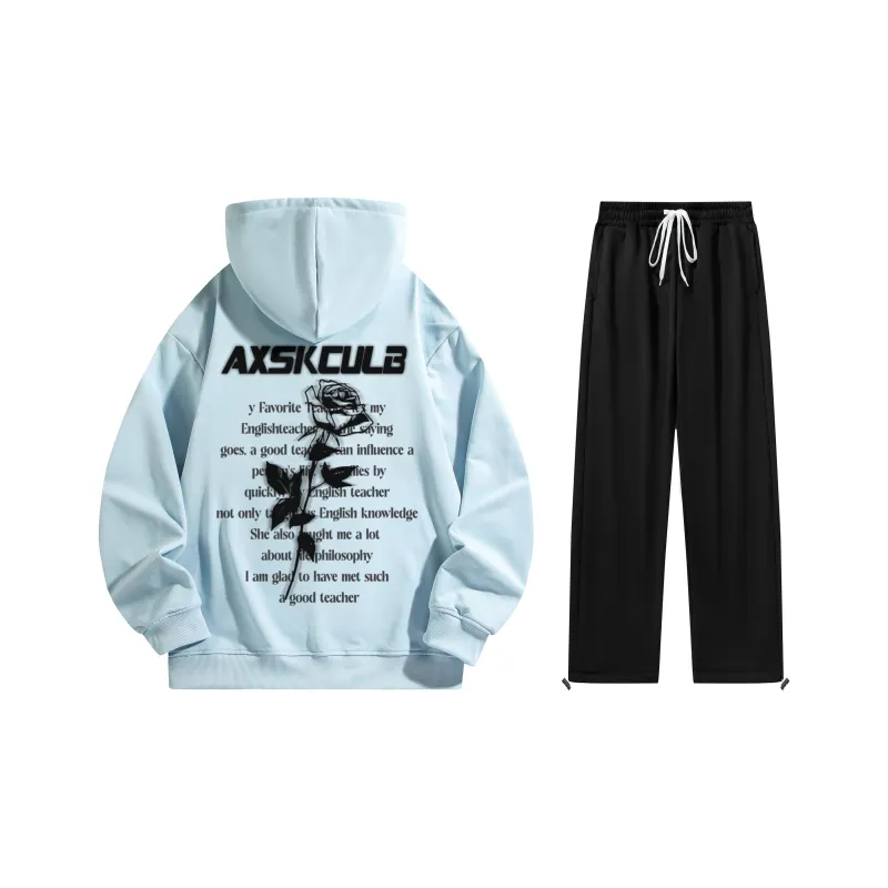 A.X.S.K Sweatshirt Sets Unisex-70