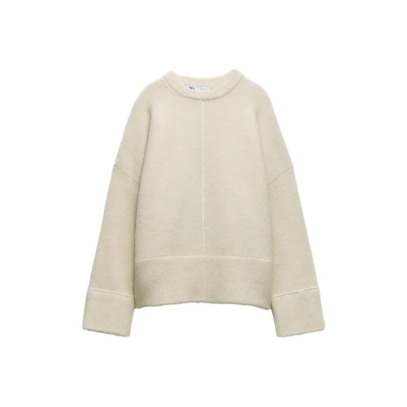 ZARA Sweaters Women's Beige-0