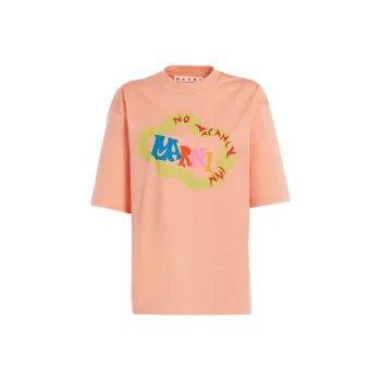 MARNI X No Vacancy Inn Co-brand T-Shirts Women's Orange