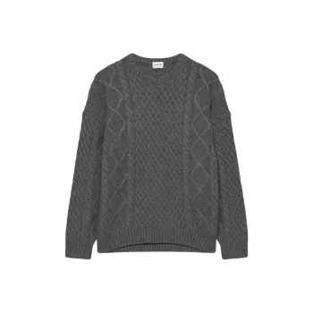 ARITZIA Sunday Best Peggy Sweater Sweater Women's Heather Charcoal/Stone Phoebe Zhennan Charcoal