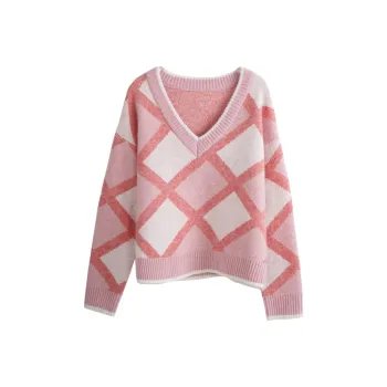Olrain Sweaters Women's Pink