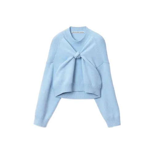 Alexander Wang Cashmere Sweaters Women's Hemp Blue