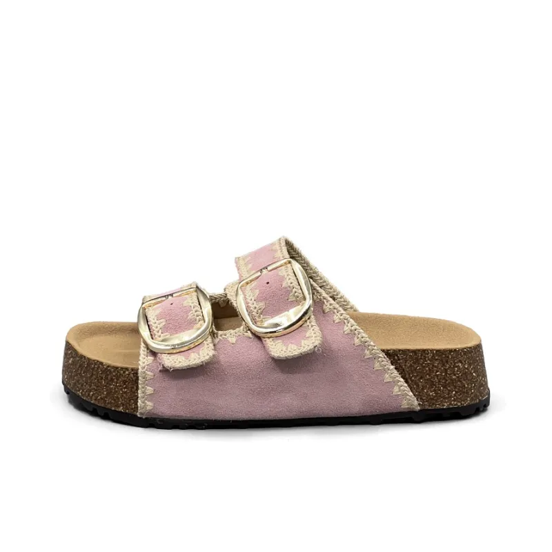 DOLIN COLLECTION Slide Slippers Platform Outerwear Women's-3