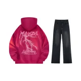 Dragon Fruit+Black Gray Jeans