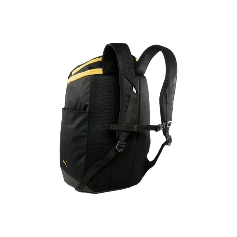 PUMA Polyester Backpack Unisex Black & Clear Yellow-1