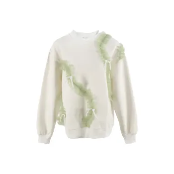 CLOUD SEASON Crew Neck Loose Fit Sweatshirt Women's