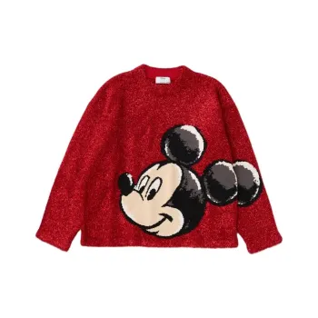 Disney X MOUSSY Disney/Disney Co-branded Model Sweaters Women's