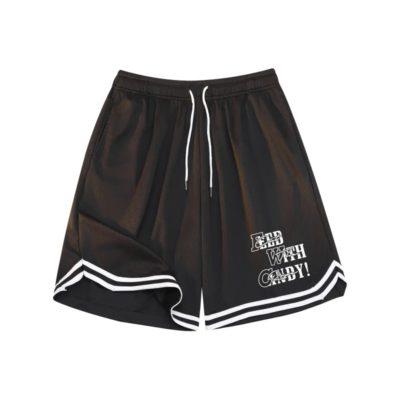 OM NOM Basketball Shorts Unisex-0