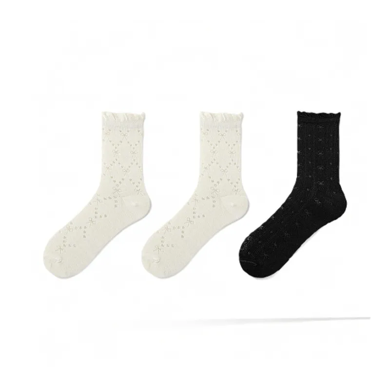 H YXIANG Mid Calf Socks Women's Combo Set-2