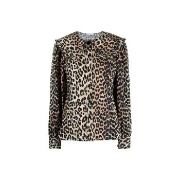 GANNI Shirts Women's Yellow