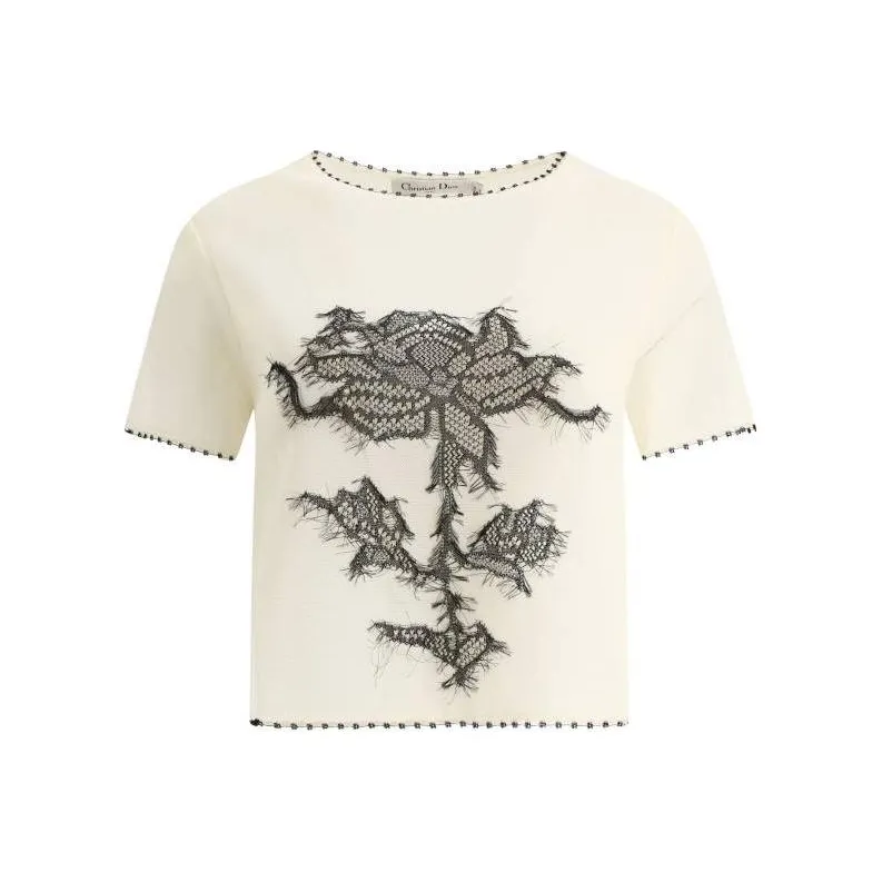 DIOR SS23 T-Shirt Women's Beige-0