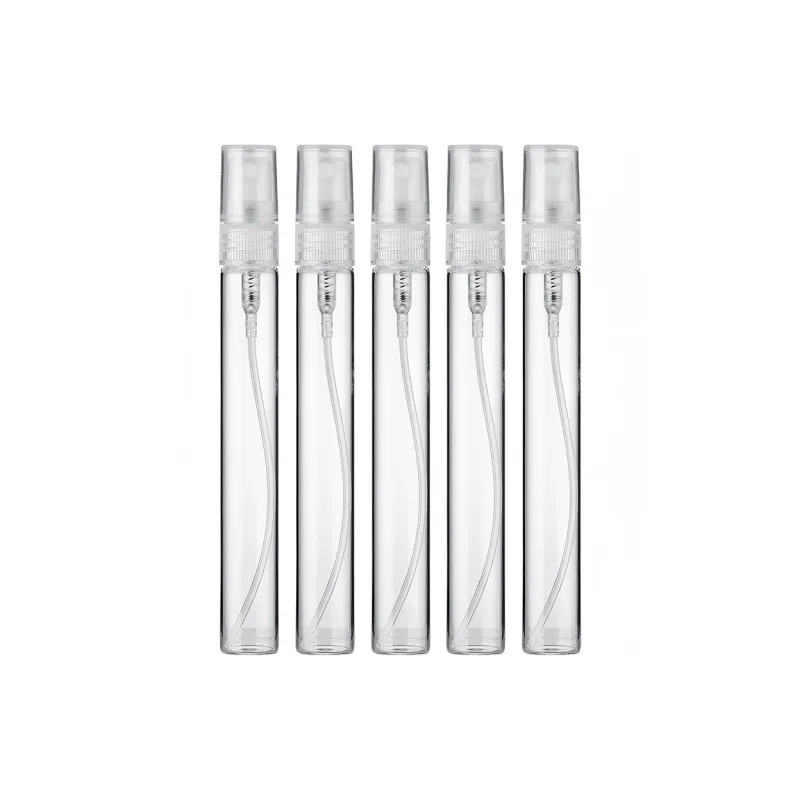 Goodgudi Mini Glass Perfume Refill Bottles 10ml Glass High End Portable Sample Dosing Tool Fine Spray Empty Bottle-6