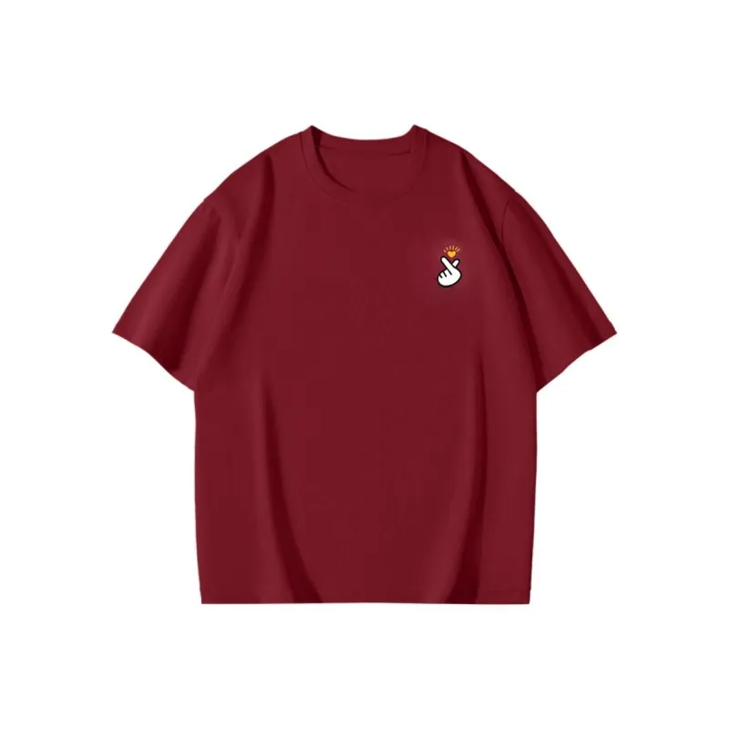 Cotton Gene Drop Shoulder Sleeve T Shirt Women's-2