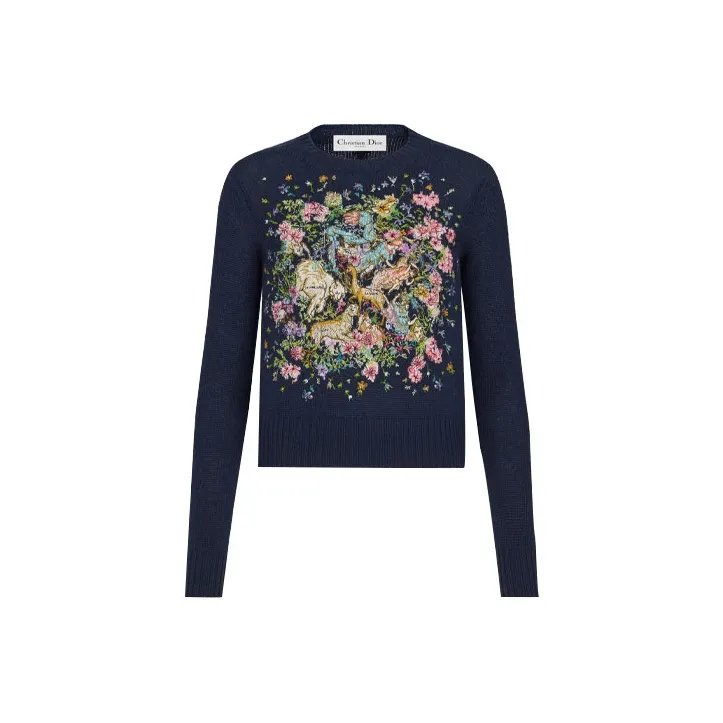 DIOR FW22 Knitwear Women's Navy Blue-0