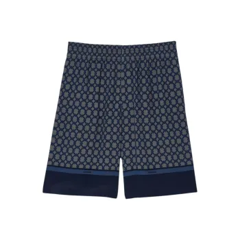 Sandro Geometric print Bermuda Shorts