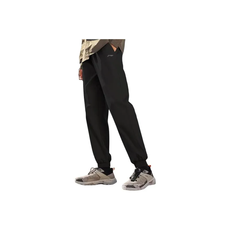 LiNing Casual Pants Men's Classic Black-0