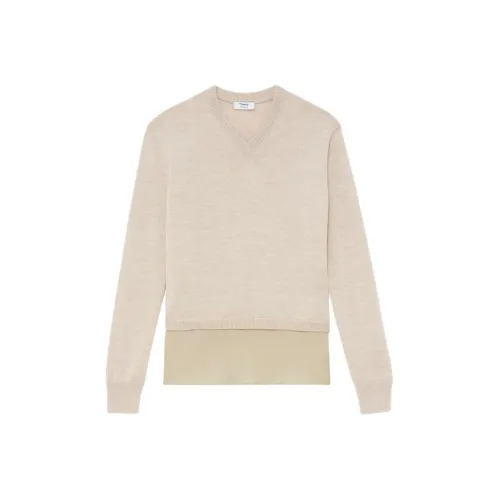 THEORY Sweater Women's Oat Blend Champagne