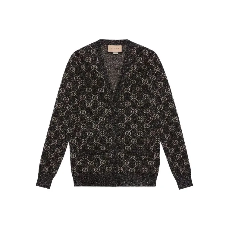 GUCCI Gg Jacquard motif Cardigan-0