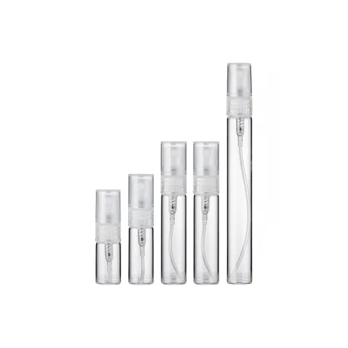 Goodgudi Mini Glass Perfume Refill Bottles 10ml Glass High End Portable Sample Dosing Tool Fine Spray Empty Bottle