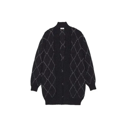 SAINT LAURENT Embellished Long Cardigan