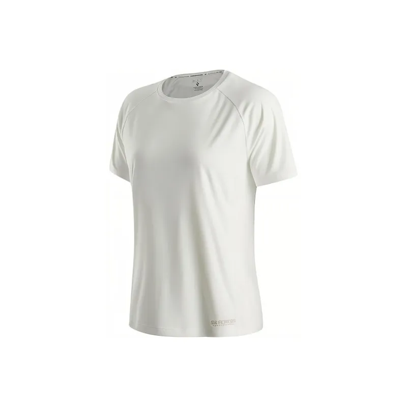 Skechers Raglan Sleeve T Shirt Women's Marshmallow White-0