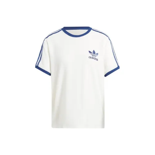 adidas originals Women's Terry 3 Stripes Tee White