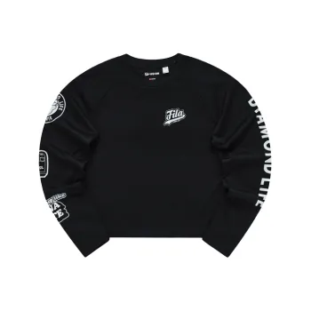 FILA FUSION T-Shirts Women's Pitch Black