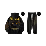 Black Top Black Bottom (Fleece-Lined)