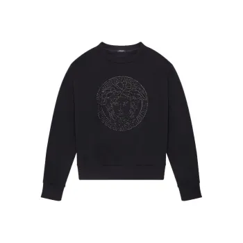 VERSACE Medusa Crystal Sweatshirt 'Black'