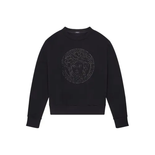 VERSACE Medusa Crystal Sweatshirt 'Black'
