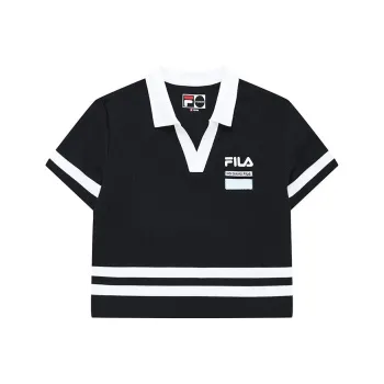 FILA FUSION Polo Shirt Women's Black