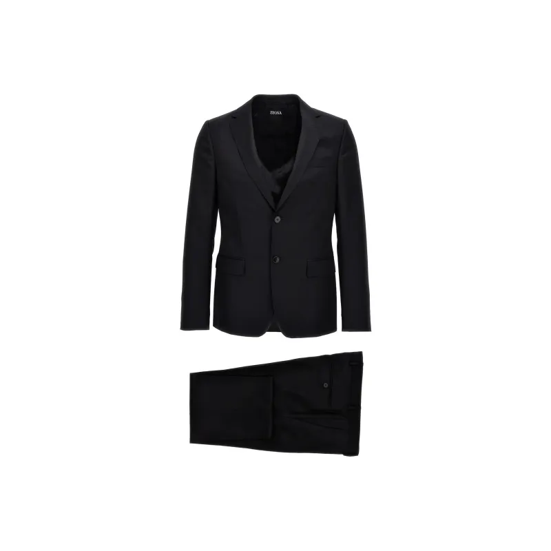 Zegna Single breasted Notched lapels Suit-0