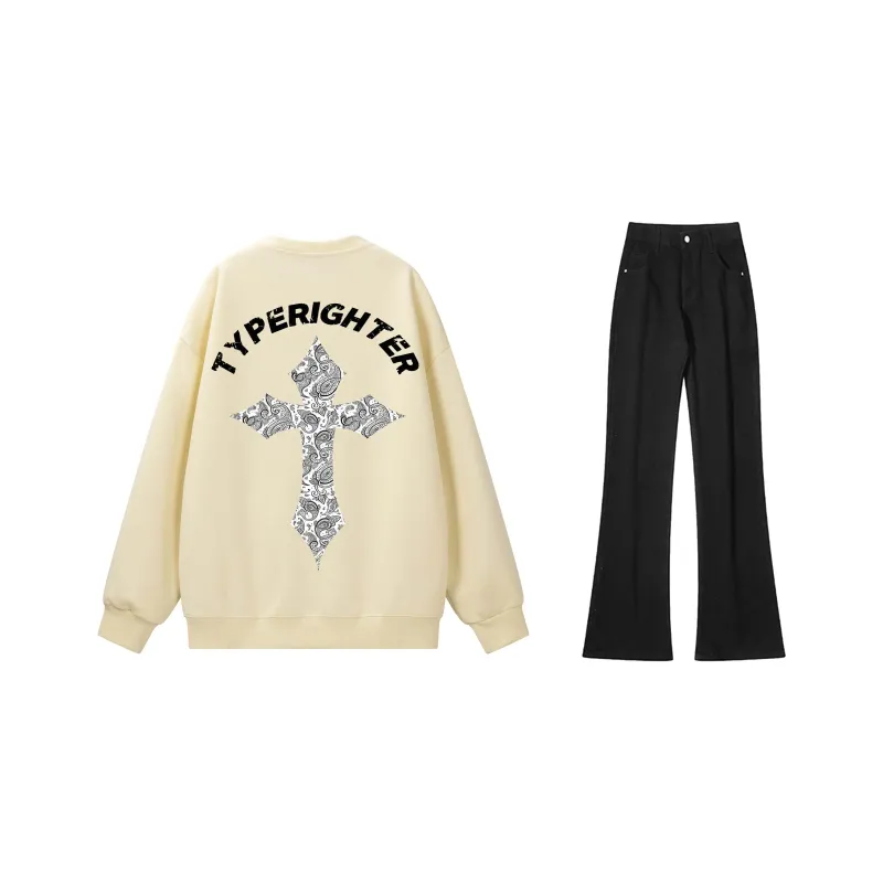 TYPERIGHTER Sweatshirt Set Unisex-9