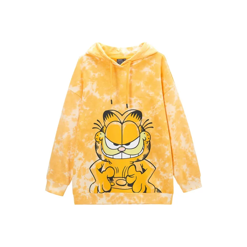 FUN X Garfield Sweatshirts Women's Orange-0