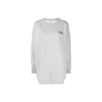GANNI Software Isoli Drop Shoulder Sweatshirt 'Paloma Melange'